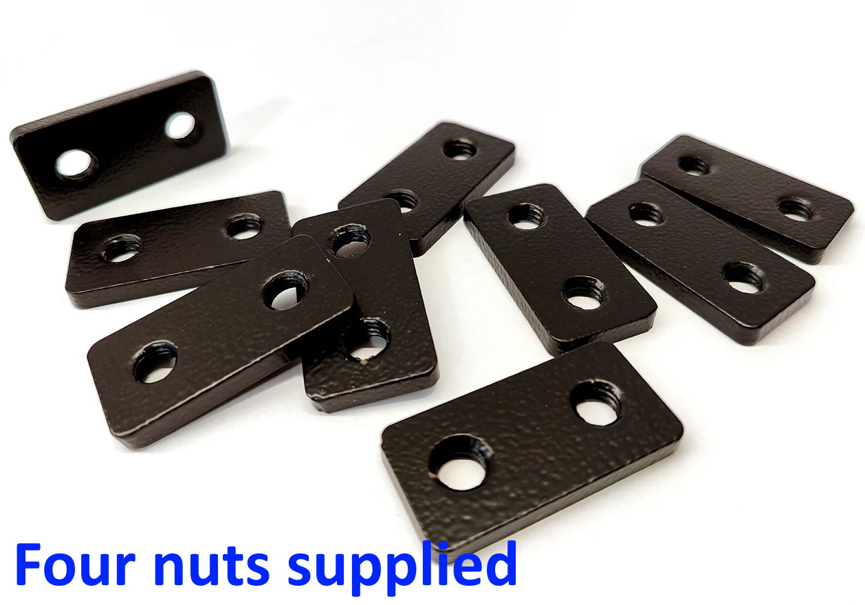 Bottom channel square nuts (pack of 4) no. DR204