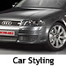 Volkswagen VW Golf cabriolet (1994 to 1999):KAMEI universal spoiler, 1286mm, no light, 44418 and fitting kit KM52642