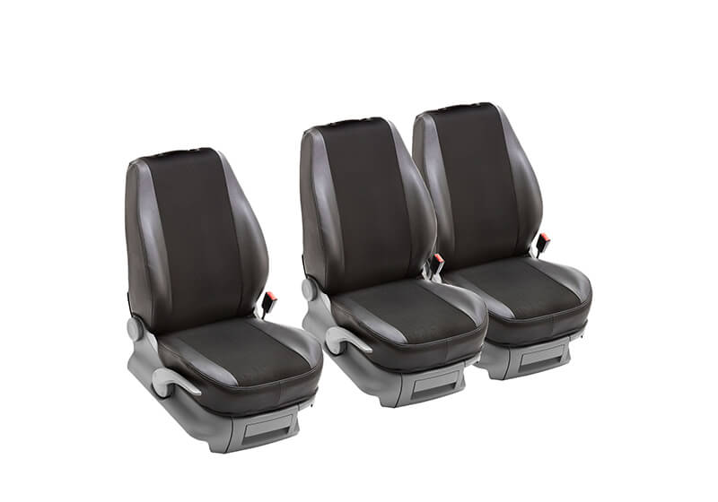 Peugeot Partner L2 (LWB) (2008 to 2018):PeBe Transport 3.0 1 + 1 + 1 seat cover set no. 134531R