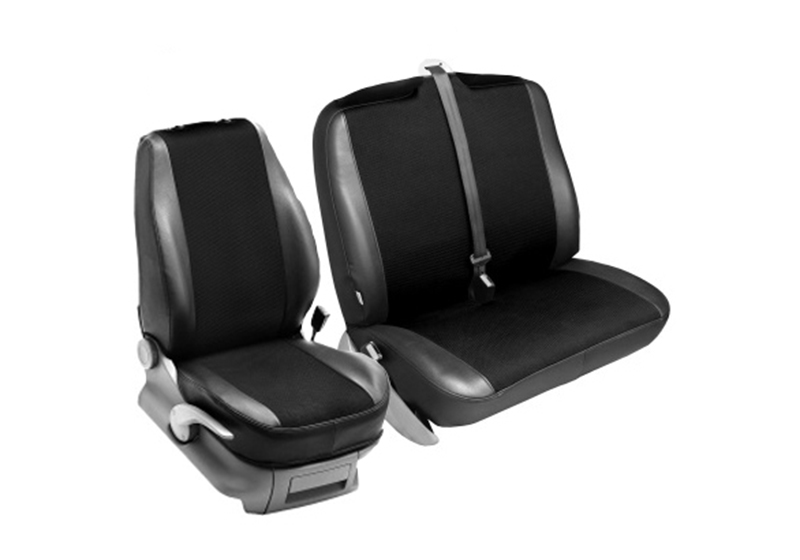 Volkswagen VW T5 Kombi / Multivan / Shuttle / Window van (2003 to 2015):PeBe Transport 3.0 1 + 2 seat cover set no. 134010R