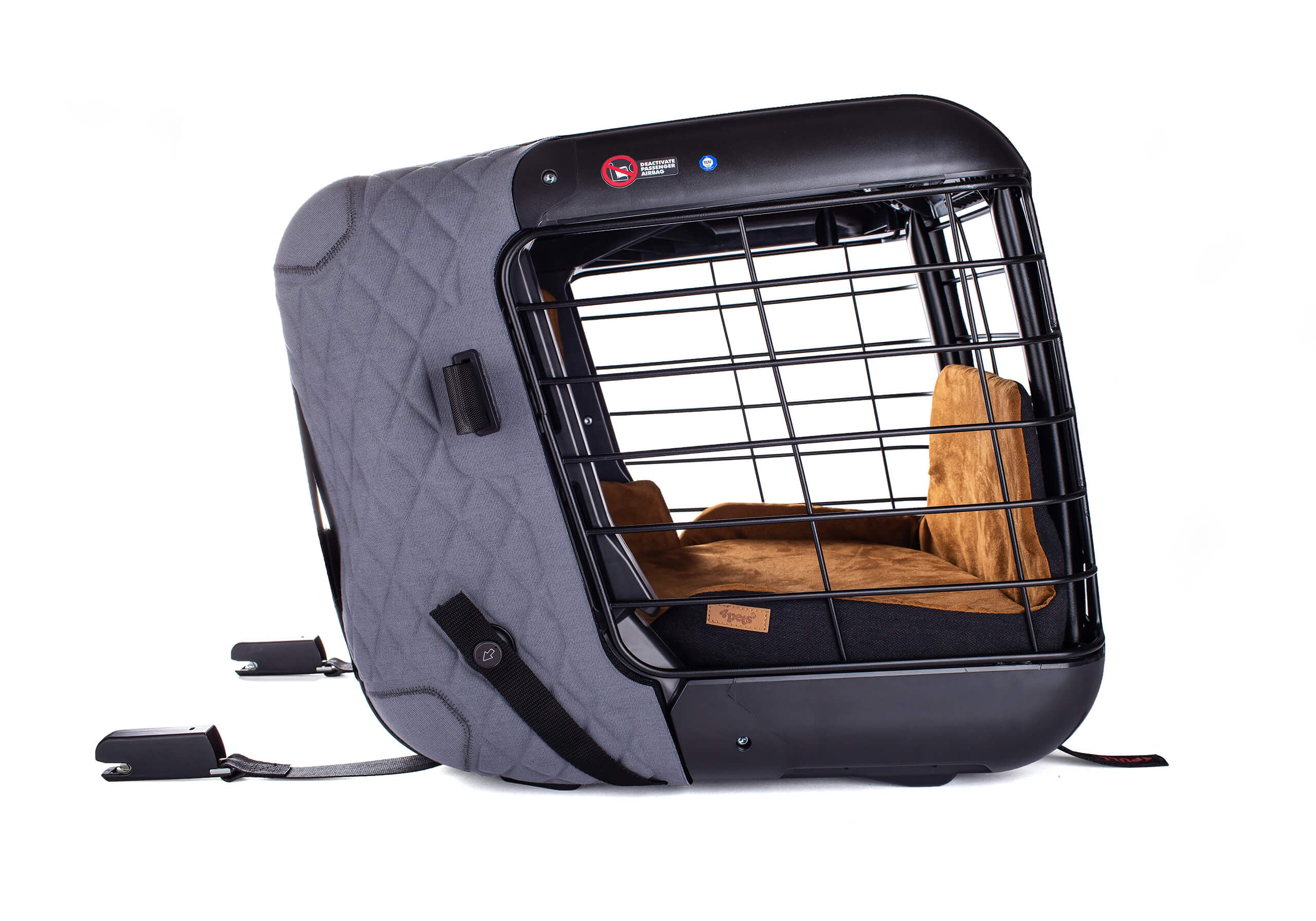 4pets Caree pet carrier in smoked pearl