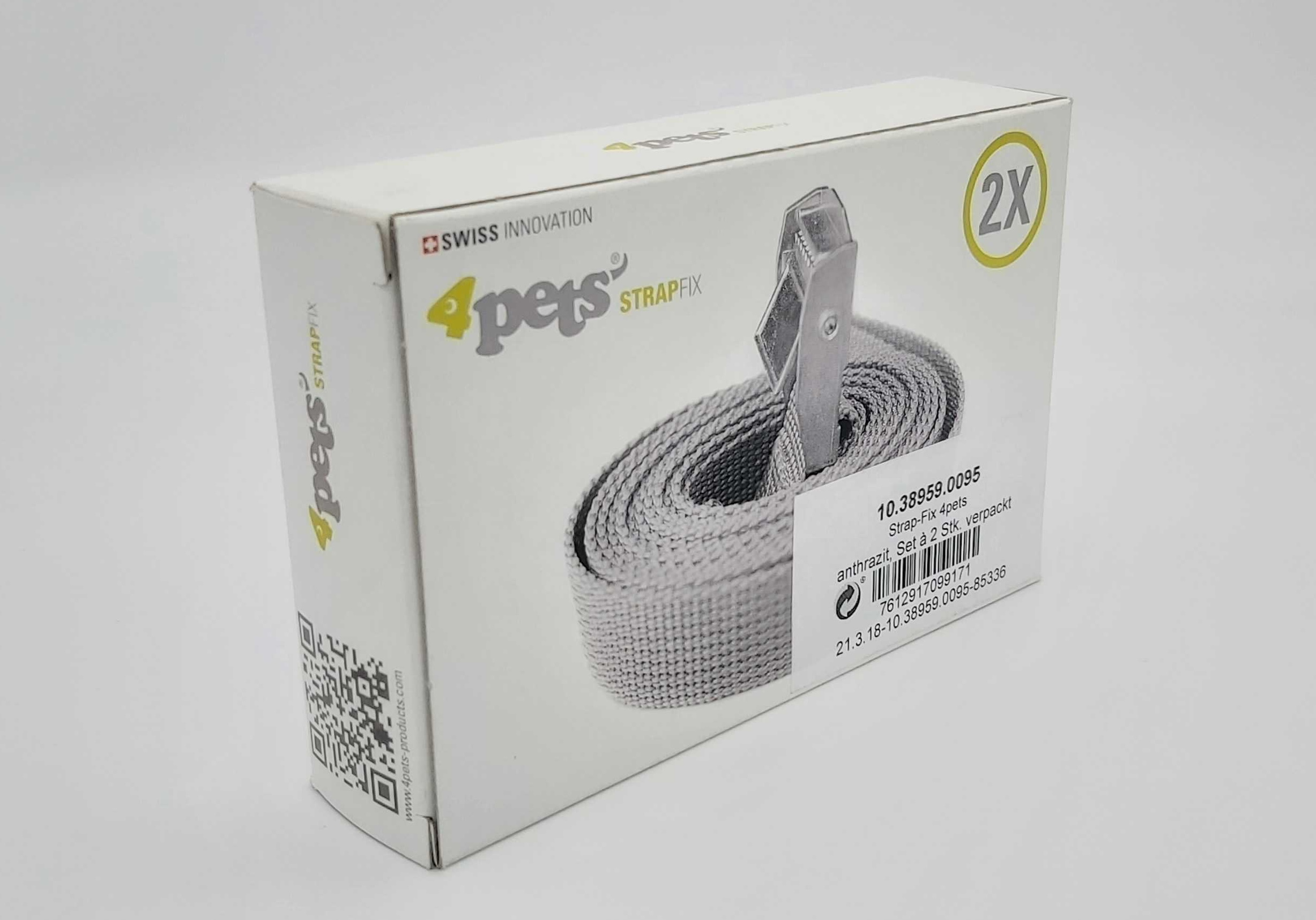 4pets StrapFix dog cage tie-downs (pair), no. 10.38959.0095