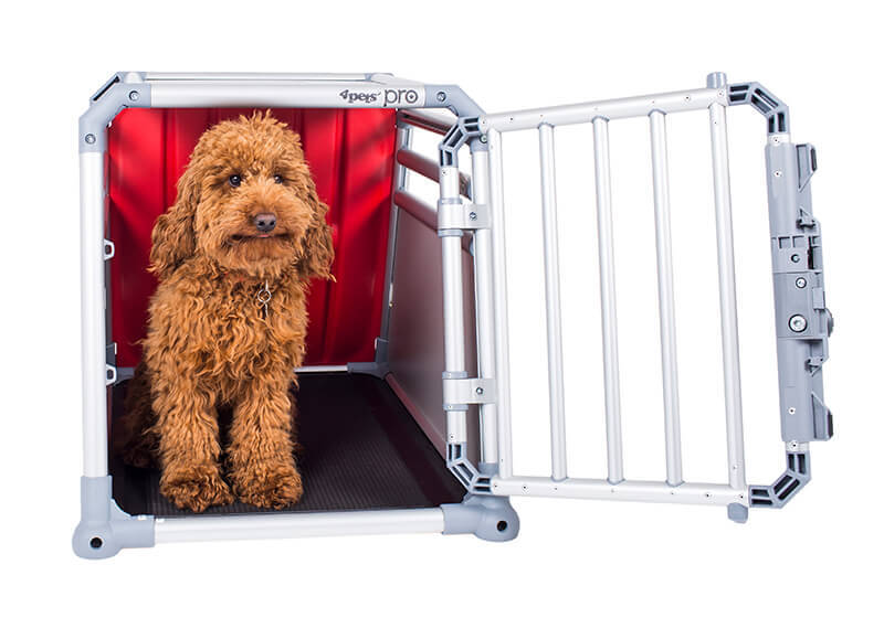 4pets ProLine crash tested dog cage crate aluminium Scratch Guard