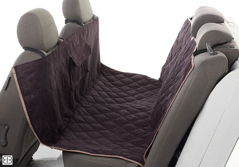 BMW X6 (2019 onwards):EB Animal Basics velvet hammock, black and stone, no. ABVSCHM BL-ST