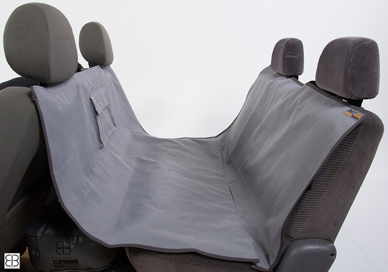 PetEgo EB Animal Basics waterproof hammock car seat protector, anthracite and grey EBABHW-ANGR