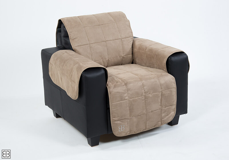 :Petego EB Belsofá chair protector, stone, EBBELCHAIR ST