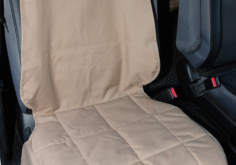 PetEgo EB front car seat protector cover, tan, ERSPFS-TN
