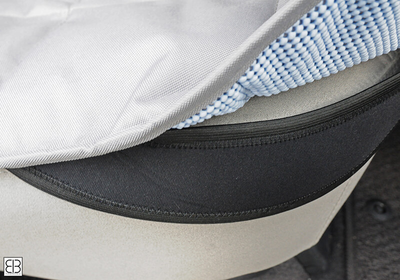 PetEgo EB rear seat hammock car seat protector, grey, ERSPHM-GR