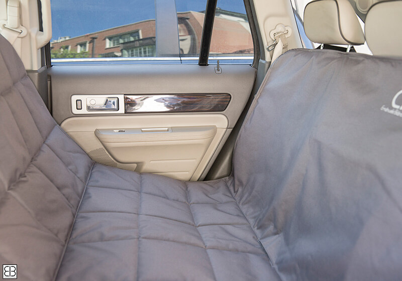 PetEgo EB rear seat hammock car seat protector, extra large, tan, ERSPHMXL-TN