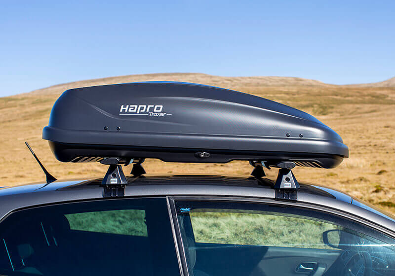 Hapro Traxer 4.6 roof box, anthracite black, no. 38885.