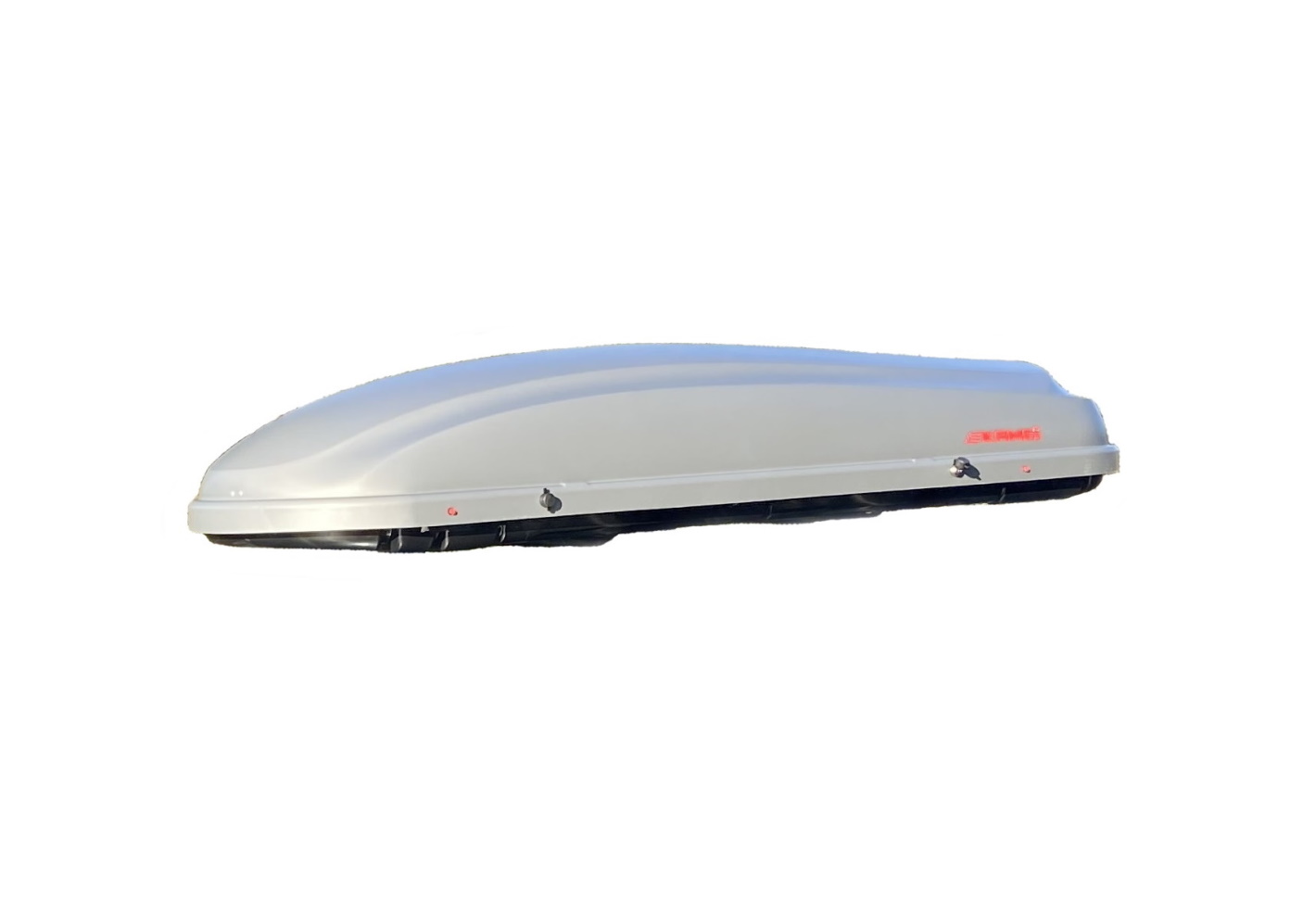 Kamei:KAMEI Delphin 470 silver roof box LEFT side opening no. KM363 (0 81361 07)