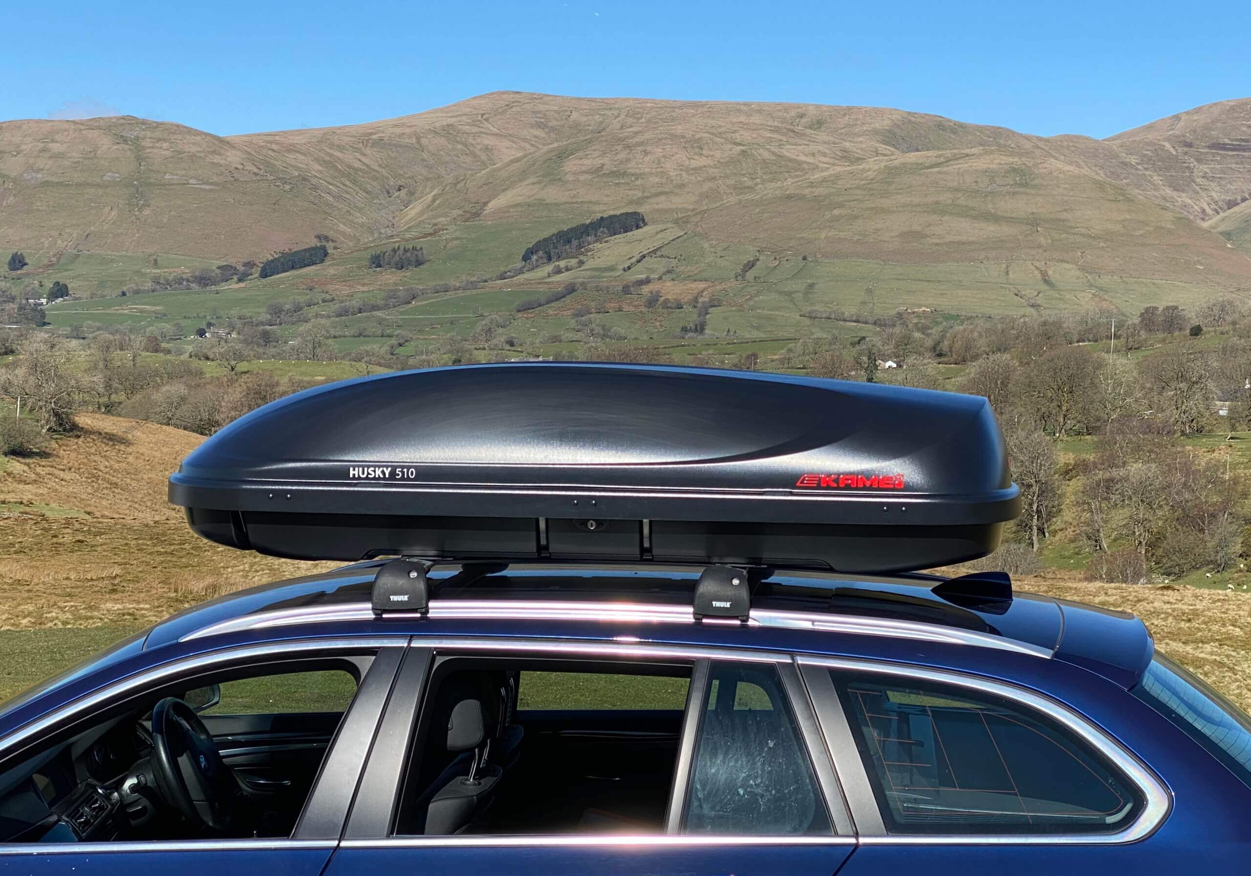 Kamei husky xxl sales black roof box