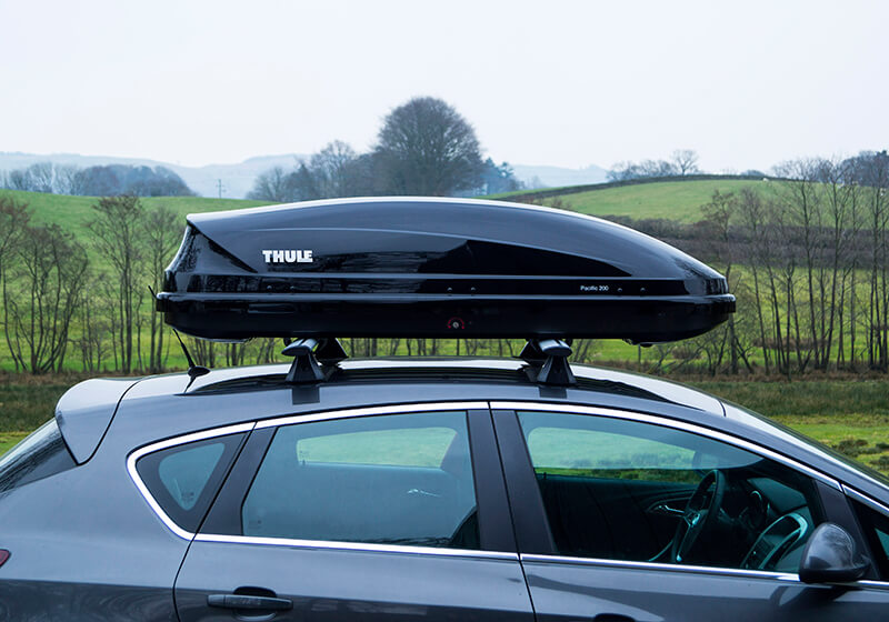 Pacific 200 roof box, black glossy, 631204