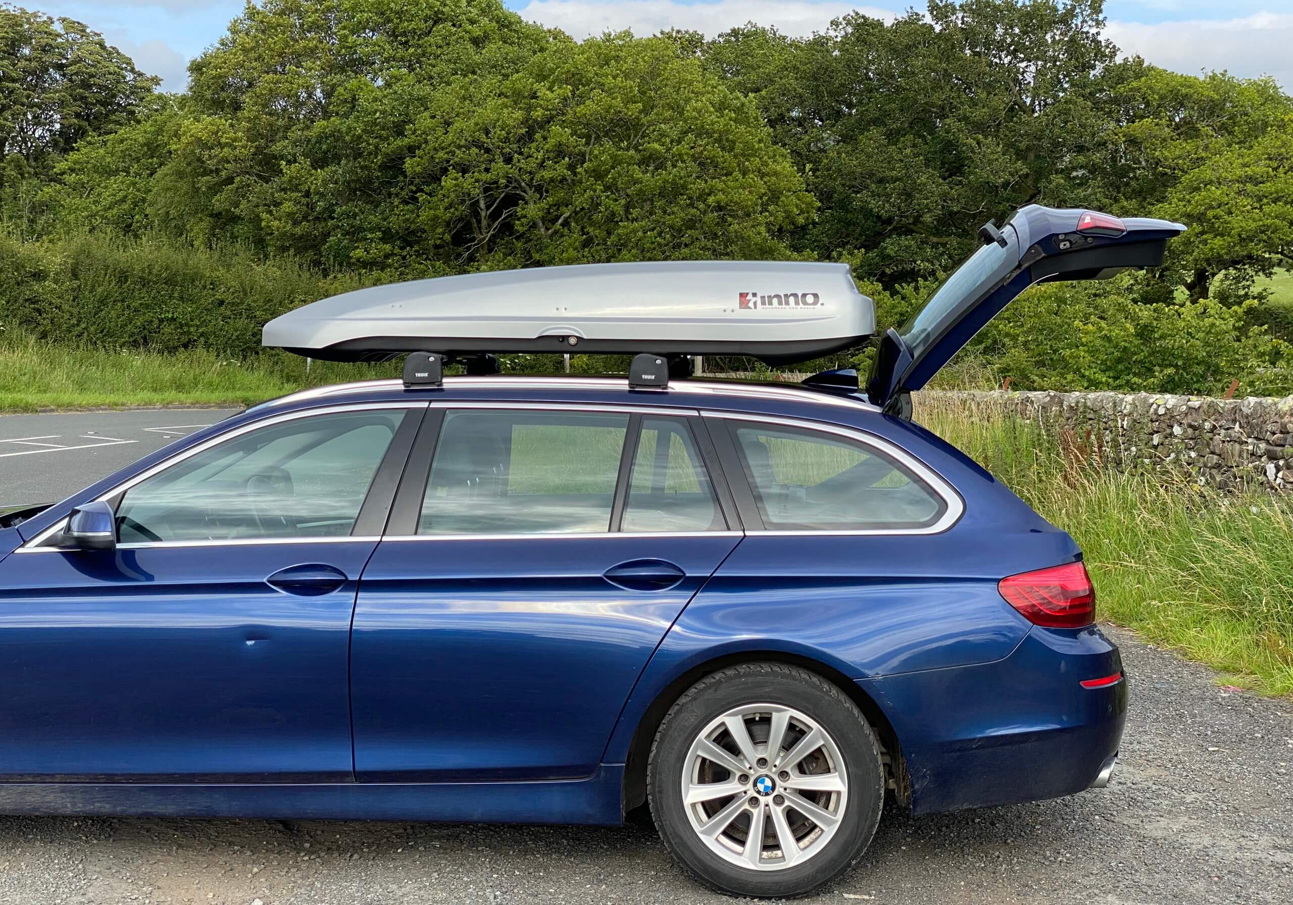INNO Shadow 16 roof box silver no. INRS16S BRA1250