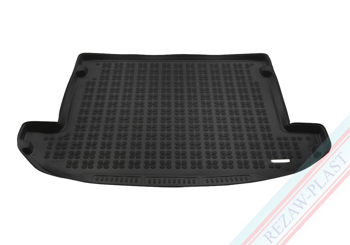 Hyundai Santa Fe (2018 to 2024):Rezaw-Plast boot liner, black, no. RZ230648