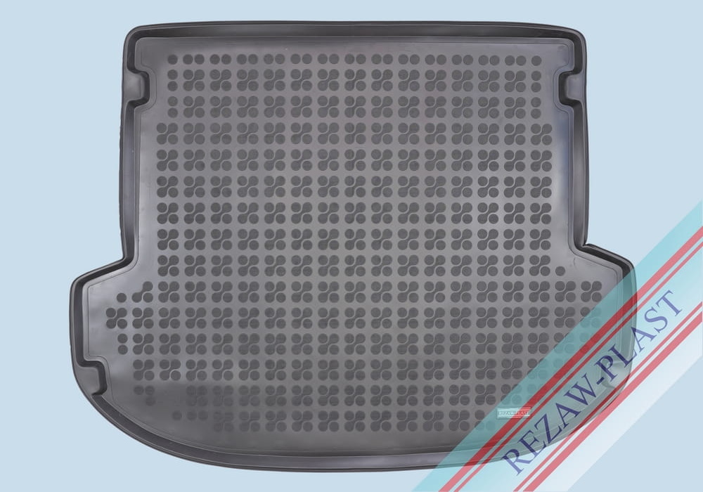 Hyundai Santa Fe (2018 to 2024):Rezaw-Plast boot liner, black, no. RZ230657