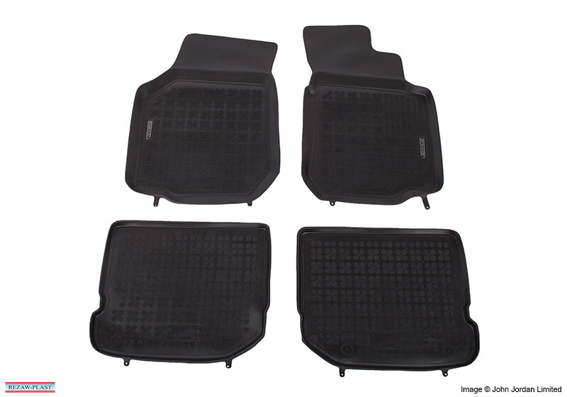 Rezaw-Plast floor mats (set of 4), black, no. RZ240702:BMW 3 series compact 01-05