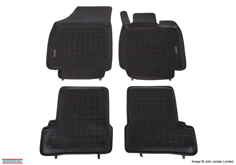 Nissan Micra three door (2003 to 2010):Rezaw-Plast floor mats (set of 4), black, no. RZ241801