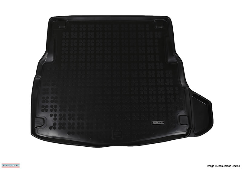 Mercedes Benz C Class four door saloon (2014 to 2021):Rezaw-Plast boot liner, black, no. RZ230940