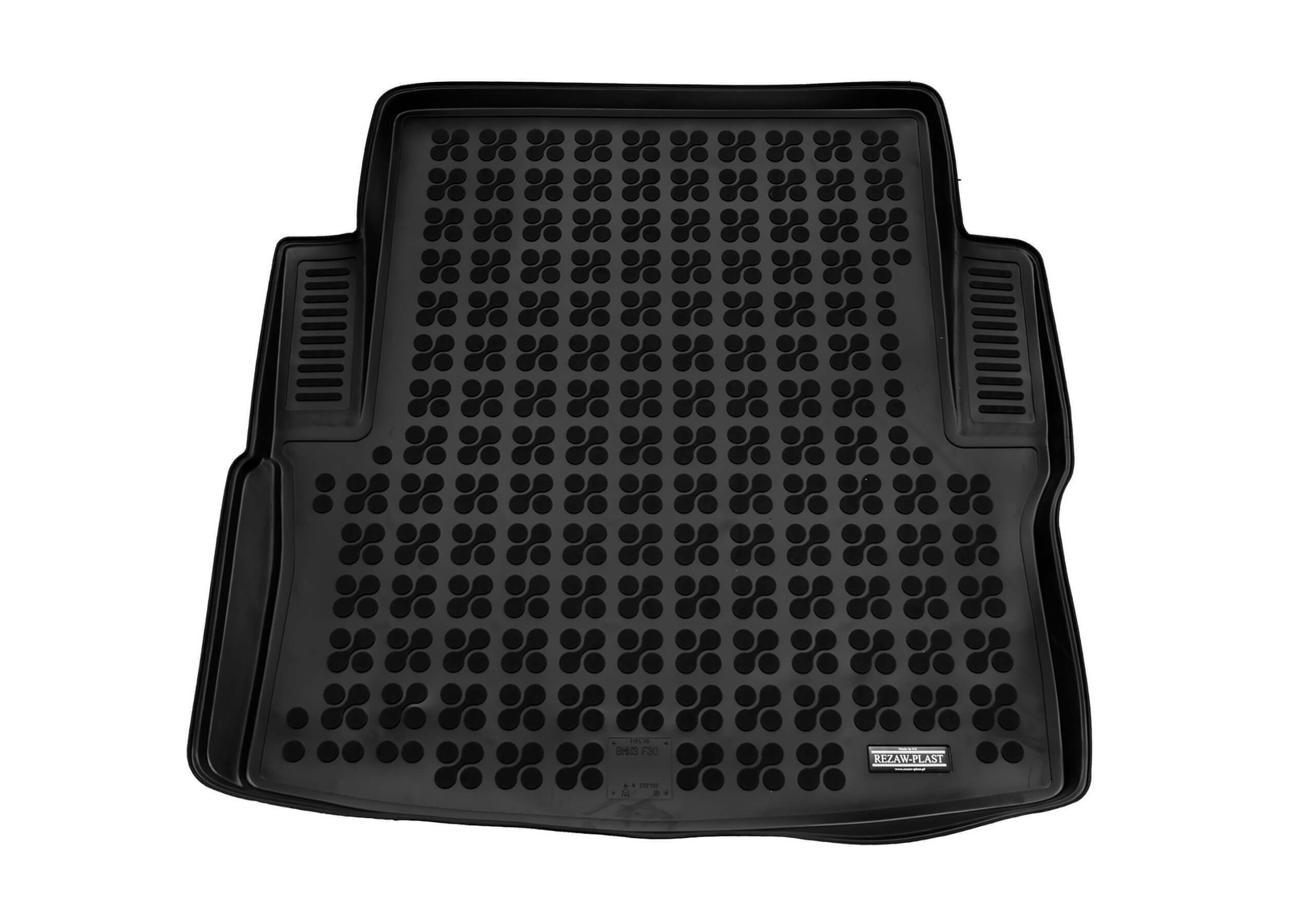 BMW 3 series four door saloon (2012 to 2019):Rezaw-Plast boot liner, black, no. RZ232132