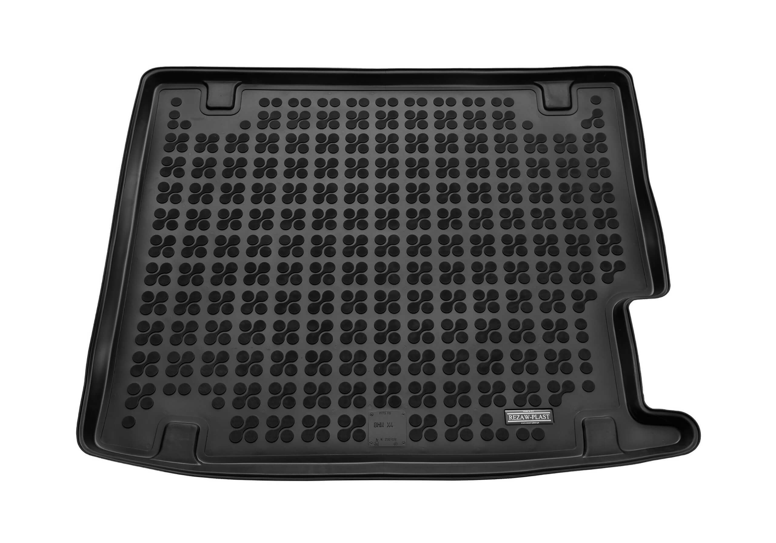 BMW X4 (2014 to 2018):Rezaw-Plast boot liner, black, no. RZ232128