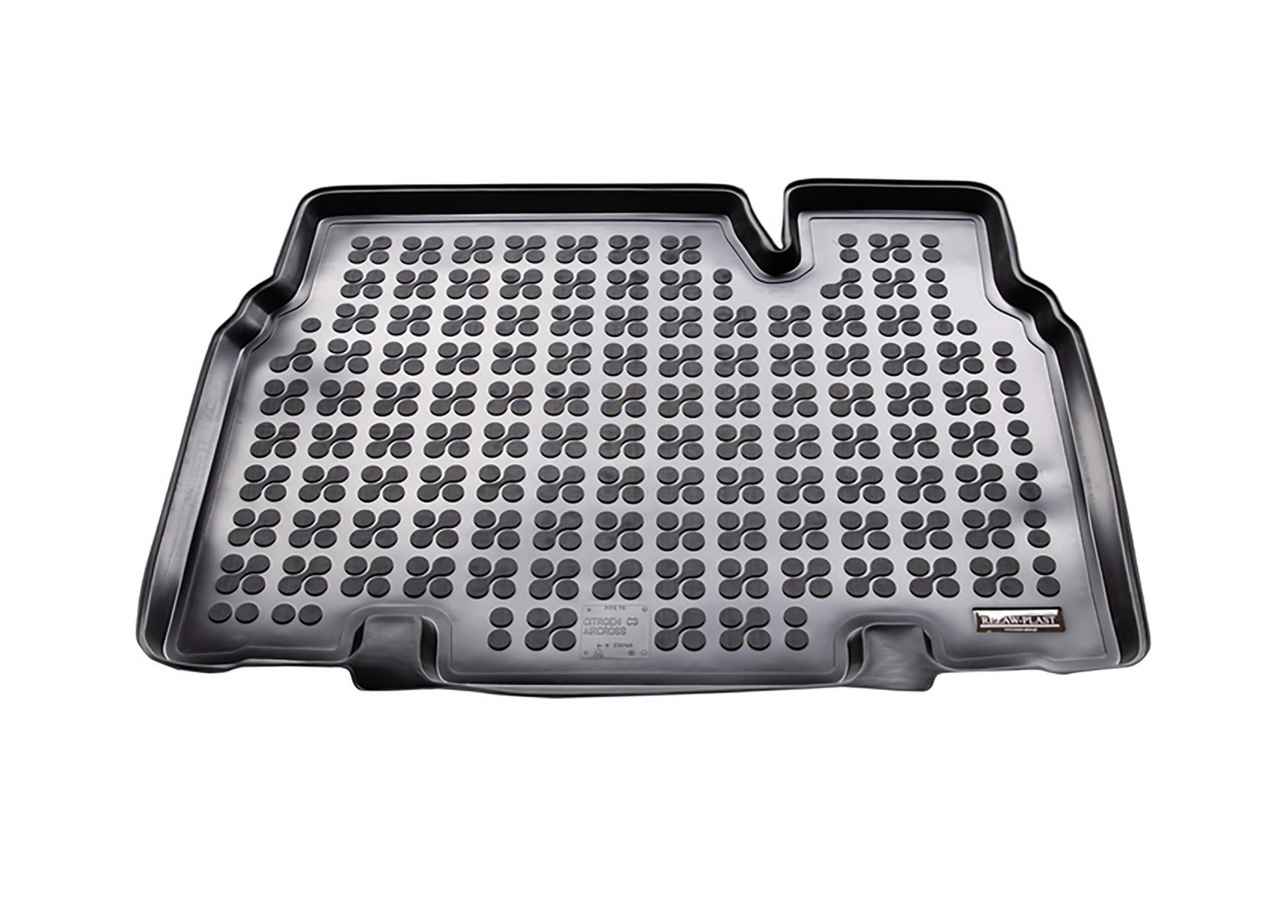 Citroen C3 Aircross (2017 to 2024):Rezaw-Plast boot liner, black, no. RZ230149