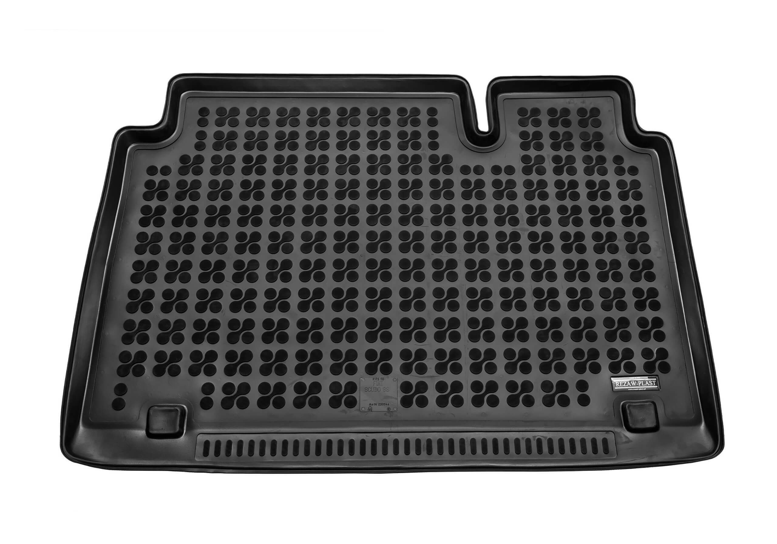 Fiat Scudo Combi L2 (LWB) H1 (low roof) (2007 to 2016):Rezaw-Plast boot liner, black, no. RZ230344