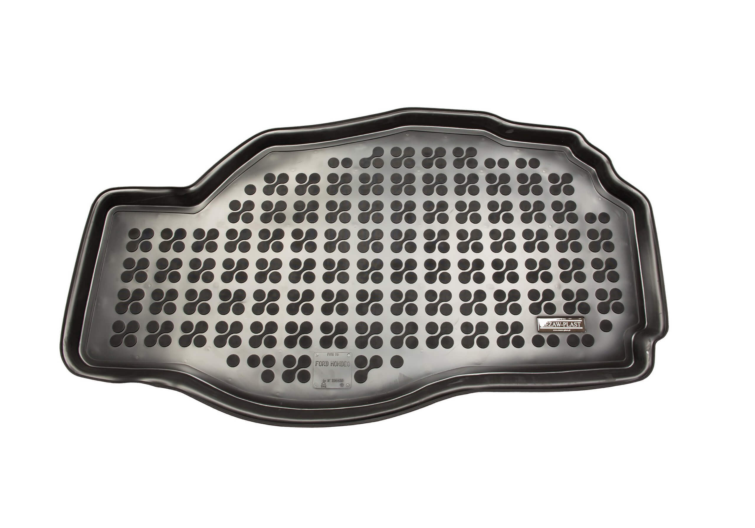 Ford Mondeo four door saloon (2014 to 2021):Rezaw-Plast boot liner, black, no. RZ230455