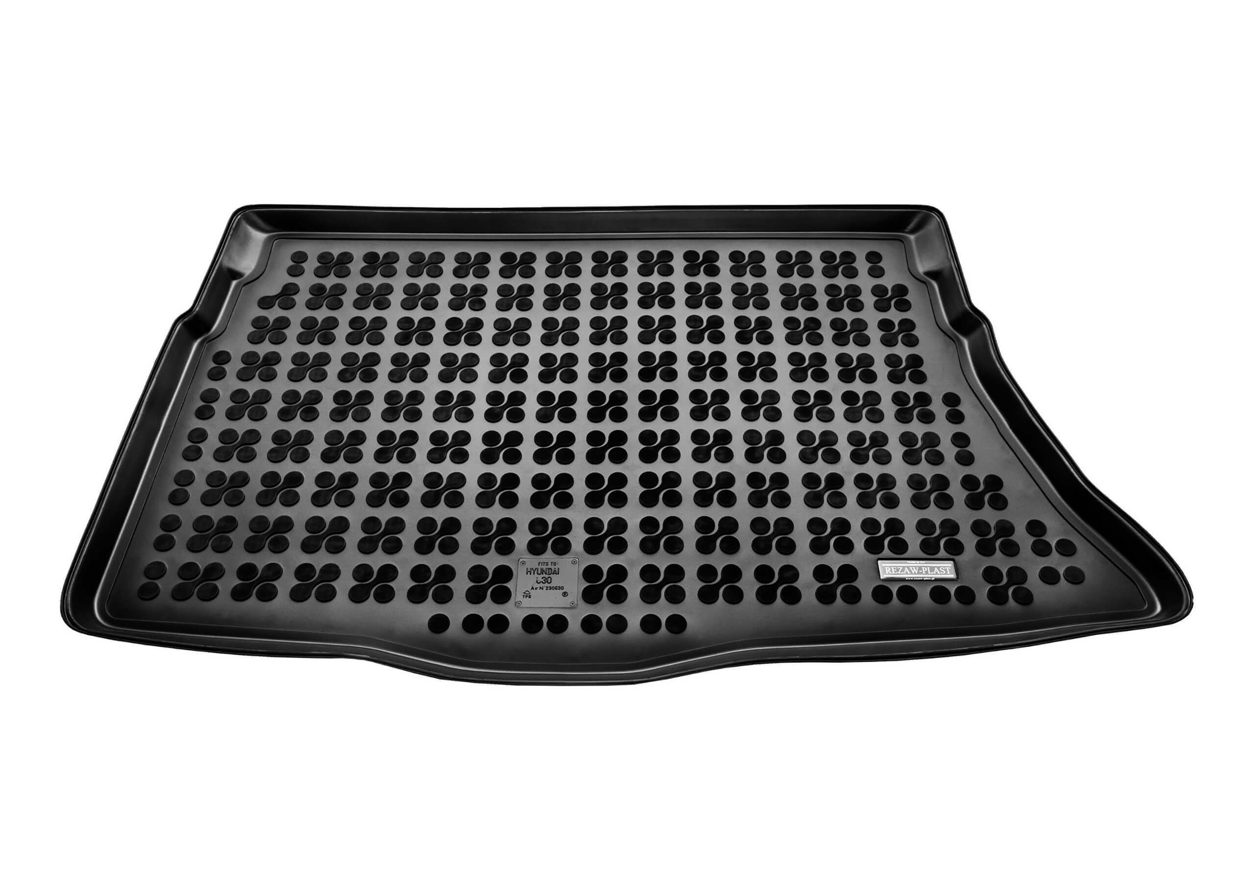 Hyundai i30 five door (2012 to 2017):Rezaw-Plast boot liner, black, no. RZ230630