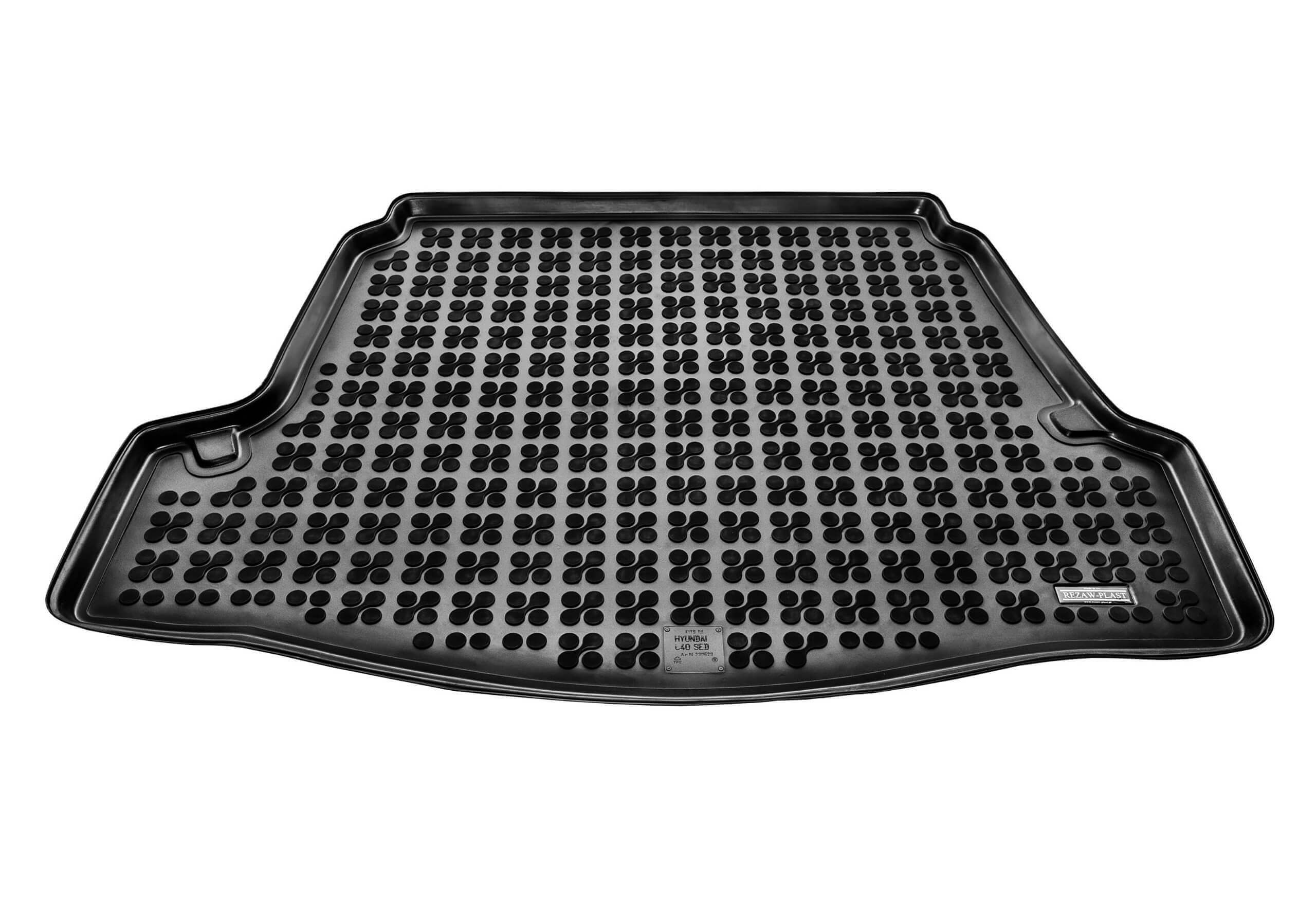 Hyundai i40 four door saloon (2011 onwards):Rezaw-Plast boot liner, black, no. RZ230629