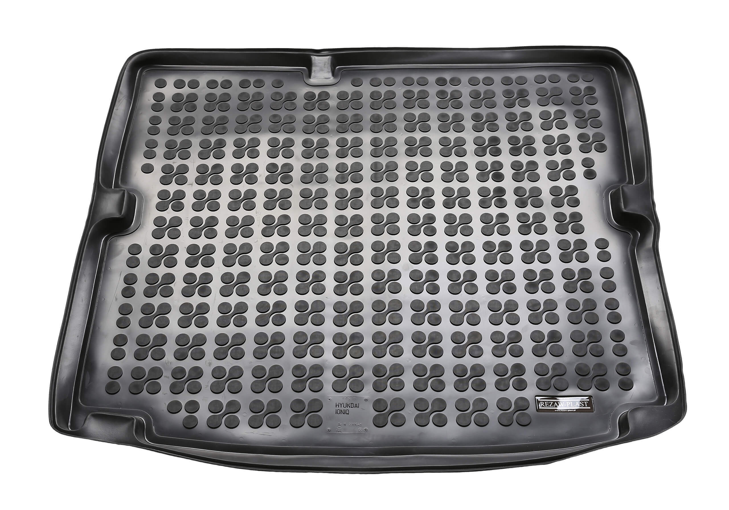 Hyundai Ioniq five door (2016 to 2022):Rezaw-Plast boot liner, black, no. RZ230641