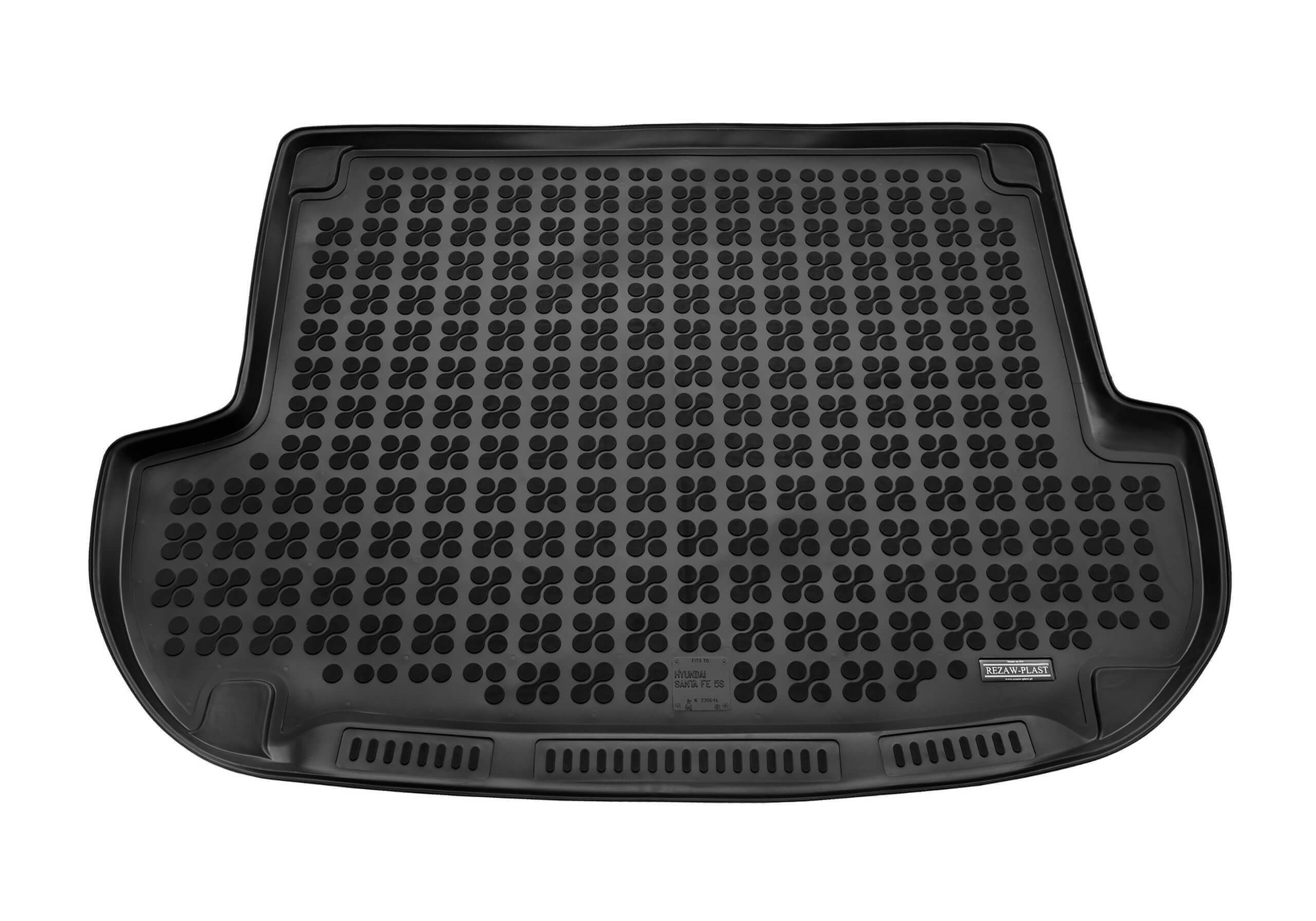 Hyundai Santa Fe (2006 to 2012):Rezaw-Plast boot liner, black, no. RZ230614