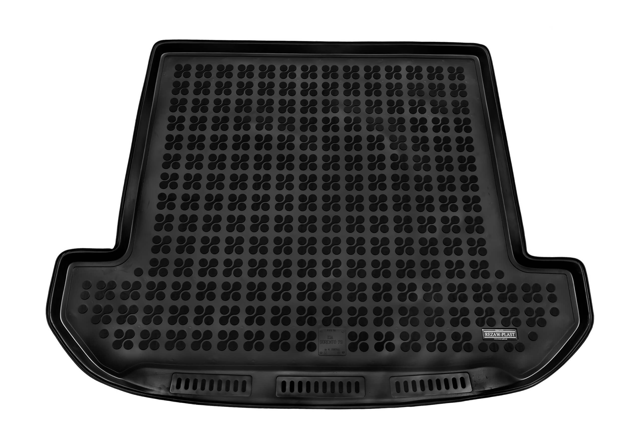 Kia Sorento (2015 to 2020):Rezaw-Plast boot liner, black, no. RZ230744