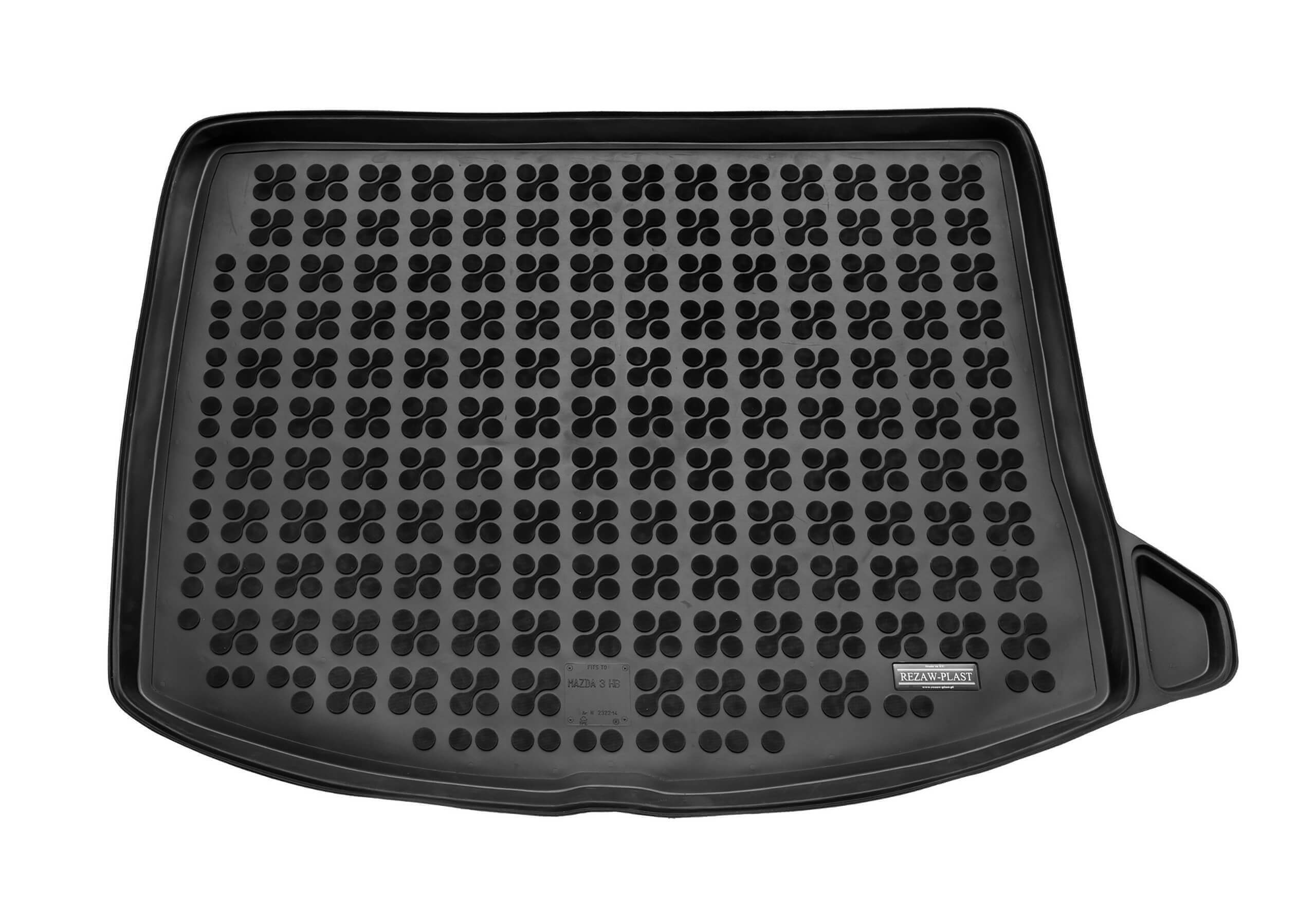 Mazda 3 five door (2004 to 2009):Rezaw-Plast boot liner, black, no. RZ232214