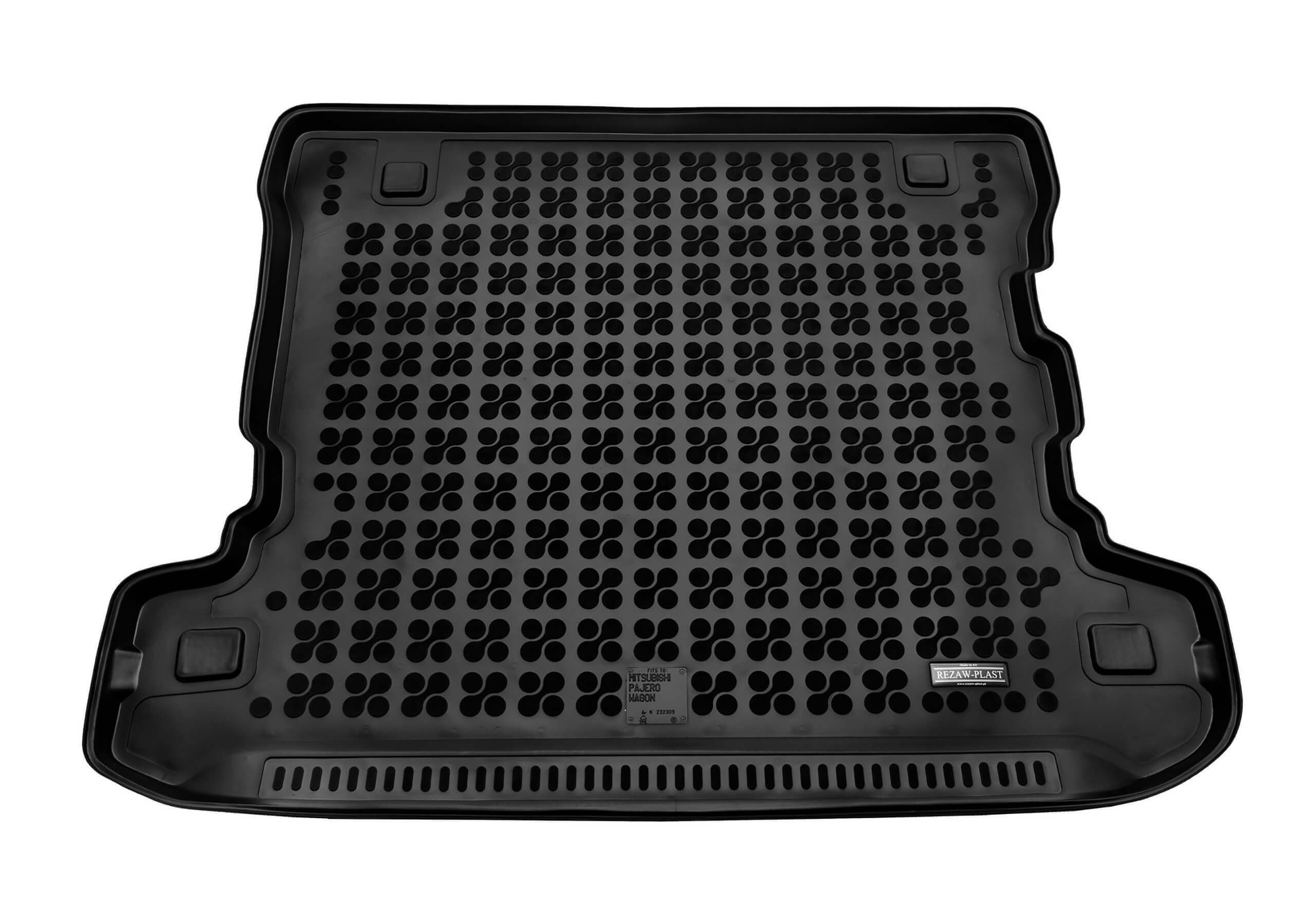 Mitsubishi Shogun five door (2007 to 2021):Rezaw-Plast boot liner, black, no. RZ232309