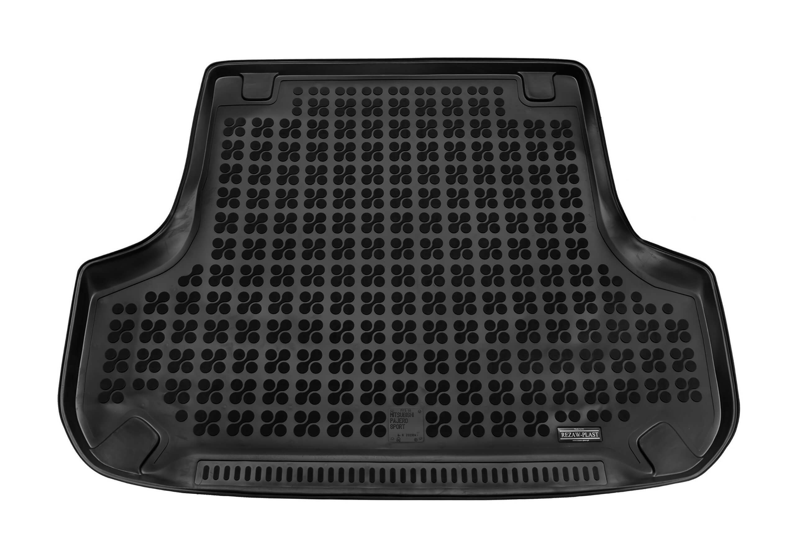 Mitsubishi Shogun Sport five door (1997 to 2007):Rezaw-Plast boot liner, black, no. RZ232304