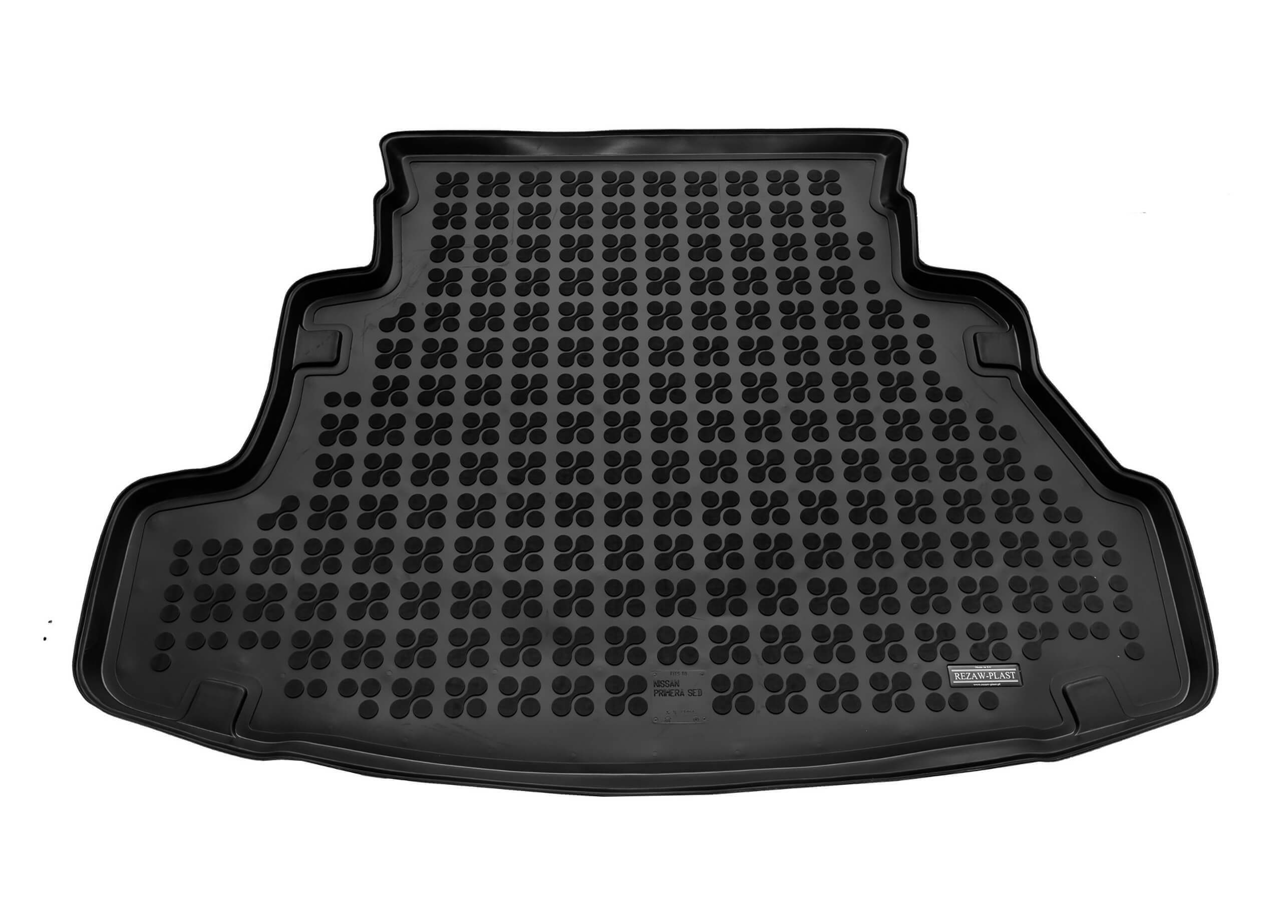 Nissan Primera four door saloon (2002 to 2007):Rezaw-Plast boot liner, black, no. RZ231014