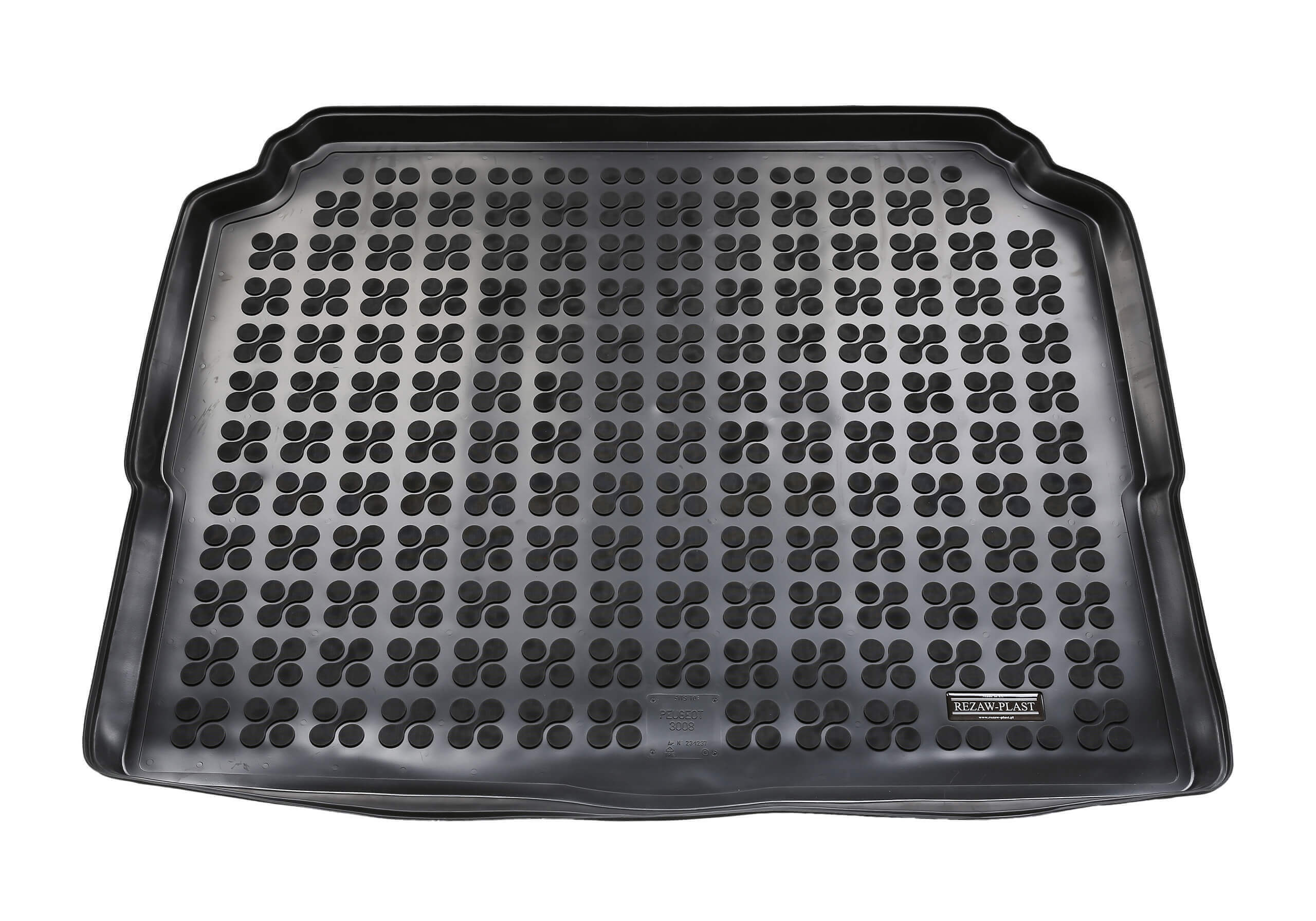 Peugeot 3008 (2017 to 2023):Rezaw-Plast boot liner, black, no. RZ231237
