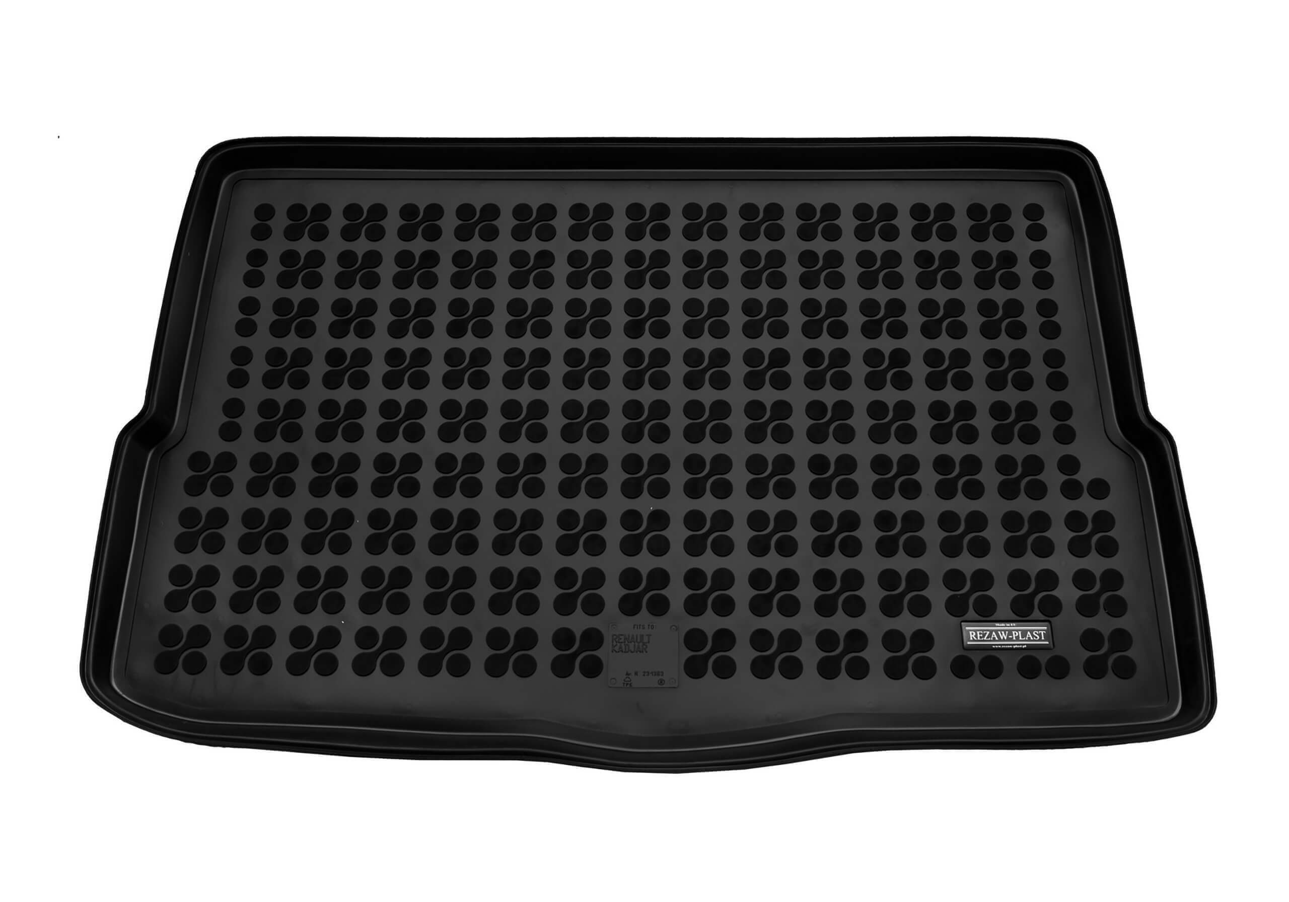 Renault Kadjar (2015 to 2023):Rezaw-Plast boot liner, black, no. RZ231383