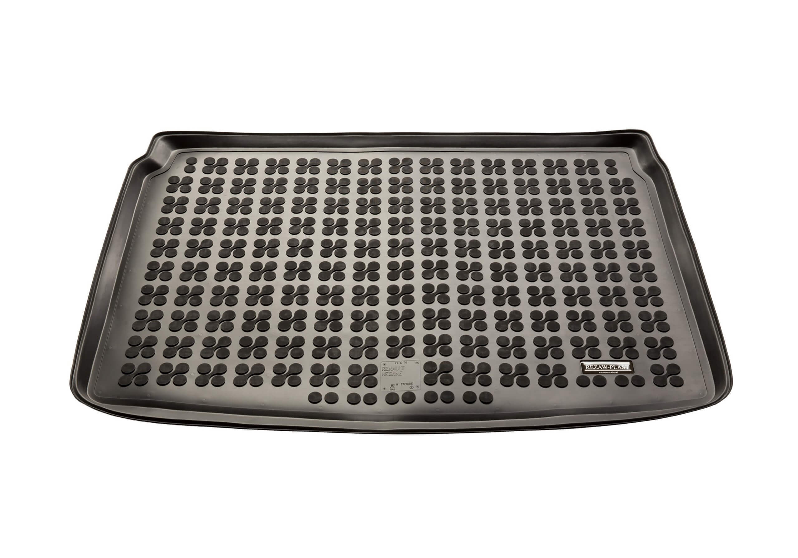 Renault Megane five door (2016 to 2022):Rezaw-Plast boot liner, black, no. RZ231386