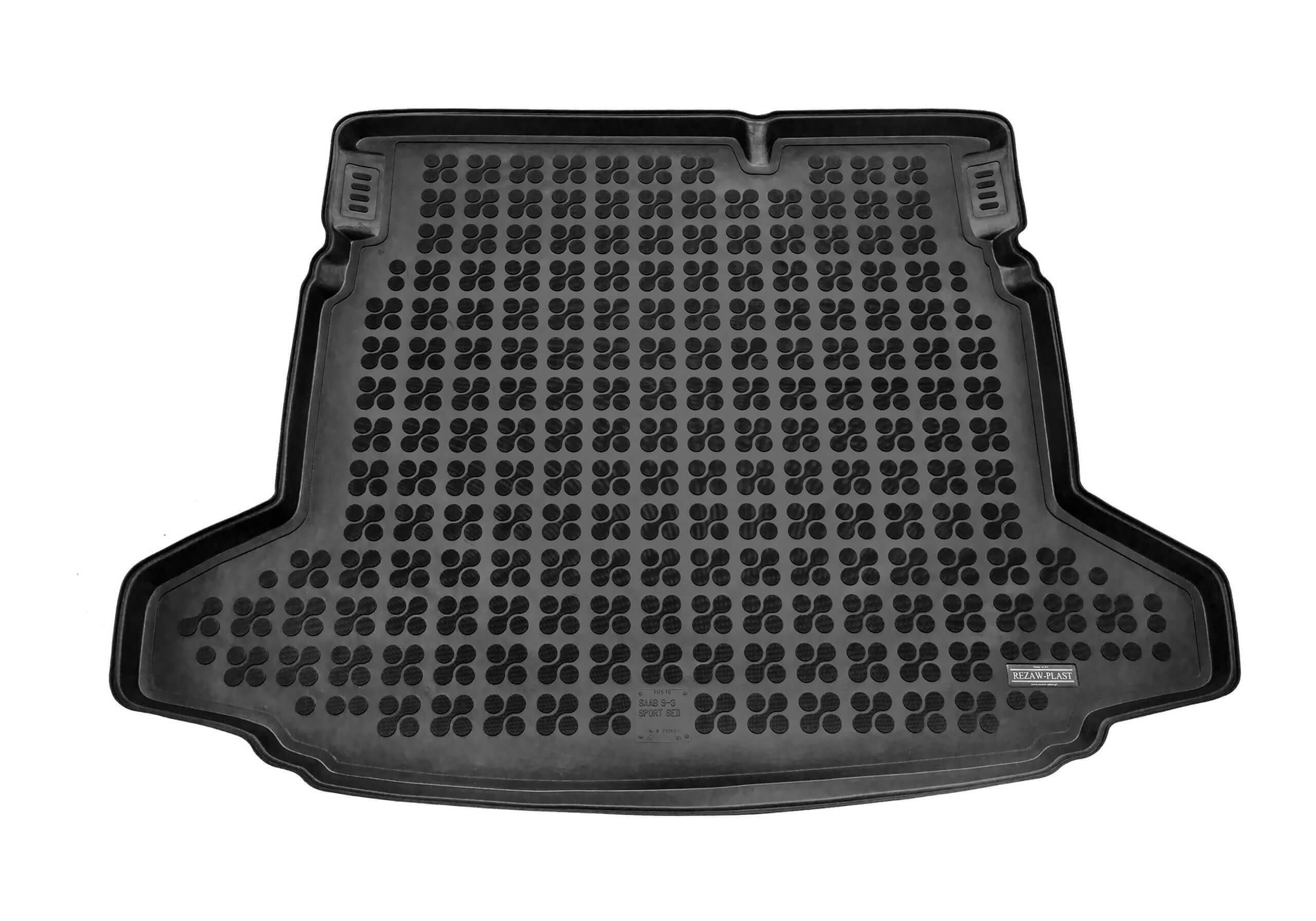 Saab 9-3 Sport four door saloon (2002 to 2012):Rezaw-Plast boot liner, black, no. RZ232601