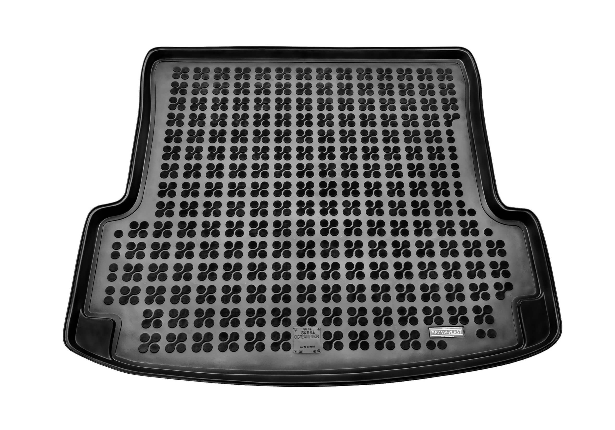 Skoda Octavia five door (2001 to 2004):Rezaw-Plast boot liner, black, no. RZ231507