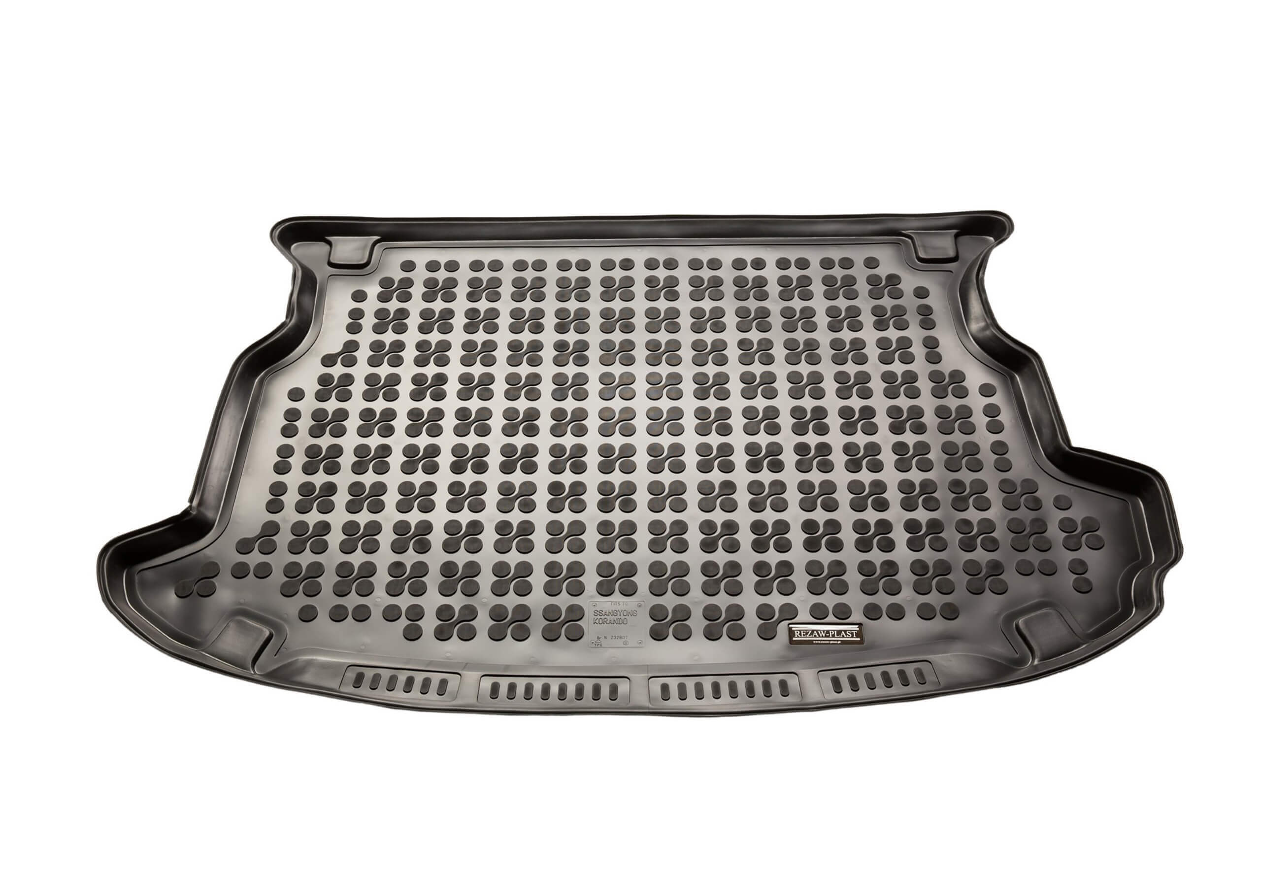 Ssangyong Korando (2011 to 2019):Rezaw-Plast boot liner, black, no. RZ232807