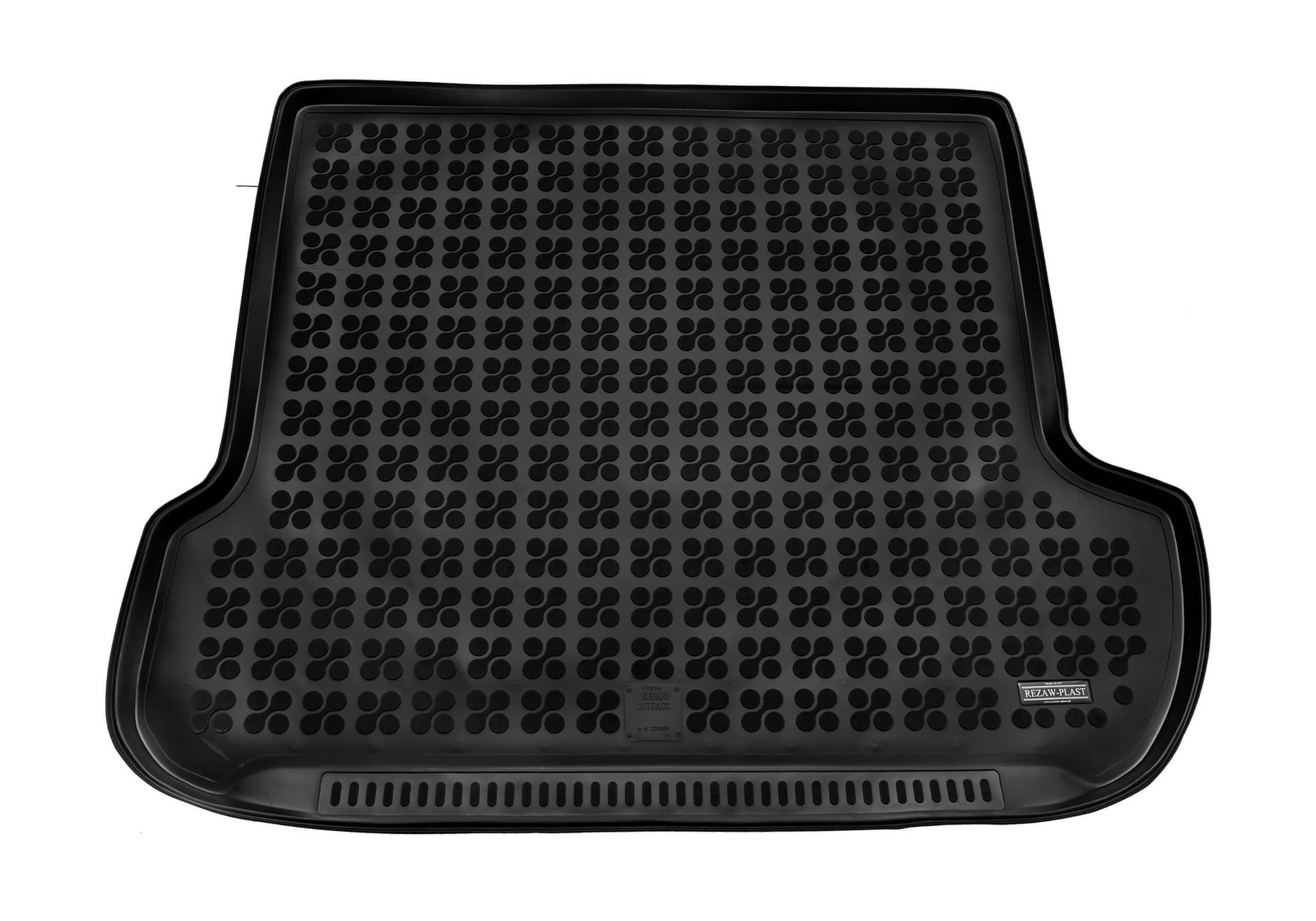 Subaru Legacy Outback (2015 to 2021):Rezaw-Plast boot liner, black, no. RZ233009