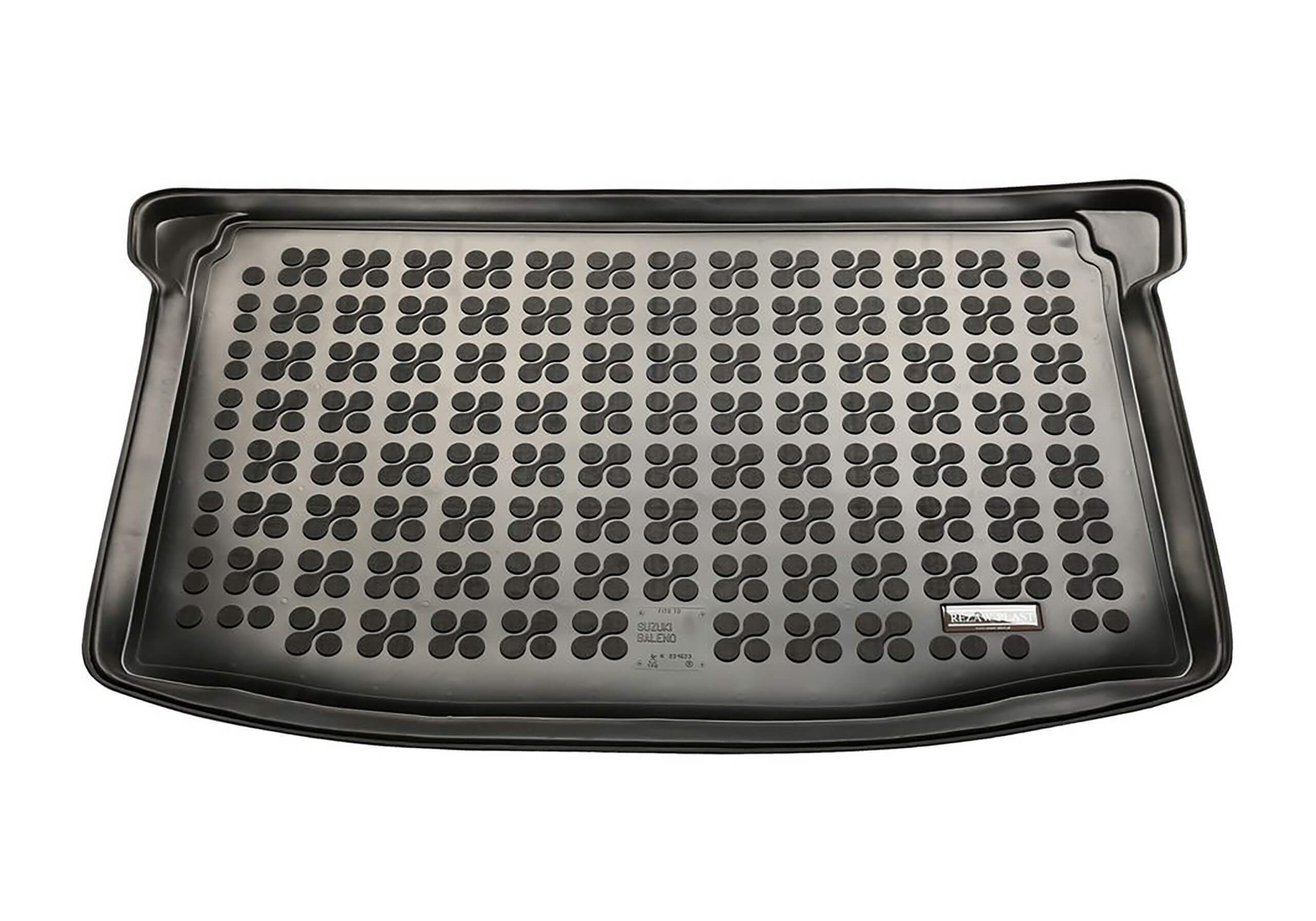 Suzuki Baleno five door (2016 to 2019):Rezaw-Plast boot liner, black, no. RZ231623
