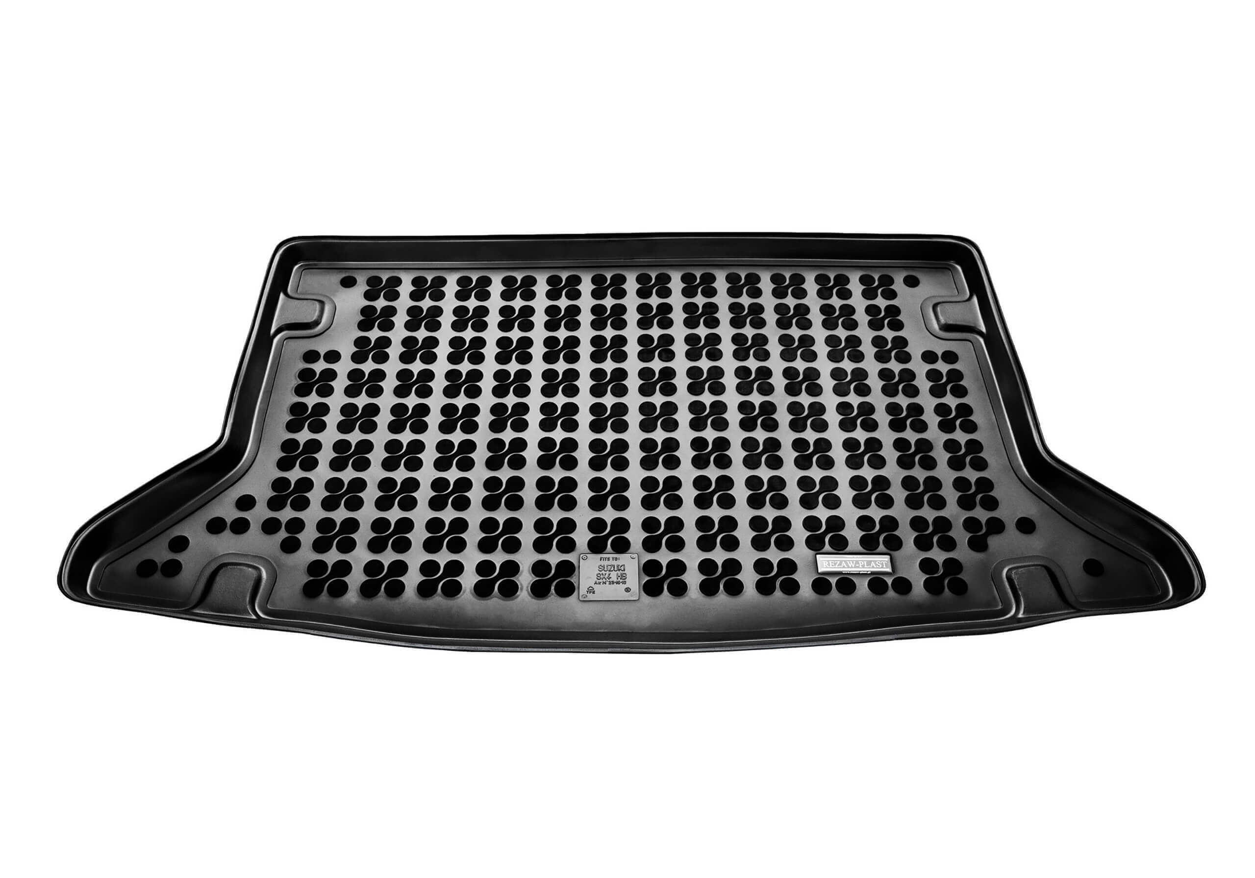 Suzuki SX4 five door (2006 to 2014):Rezaw-Plast boot liner, black, no. RZ231610