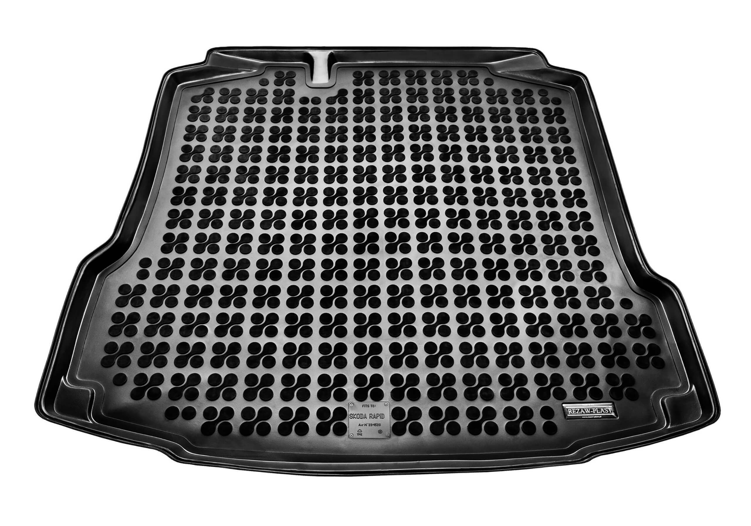 Skoda Rapid five door (2012 onwards):Rezaw-Plast boot liner, black, no. RZ231520