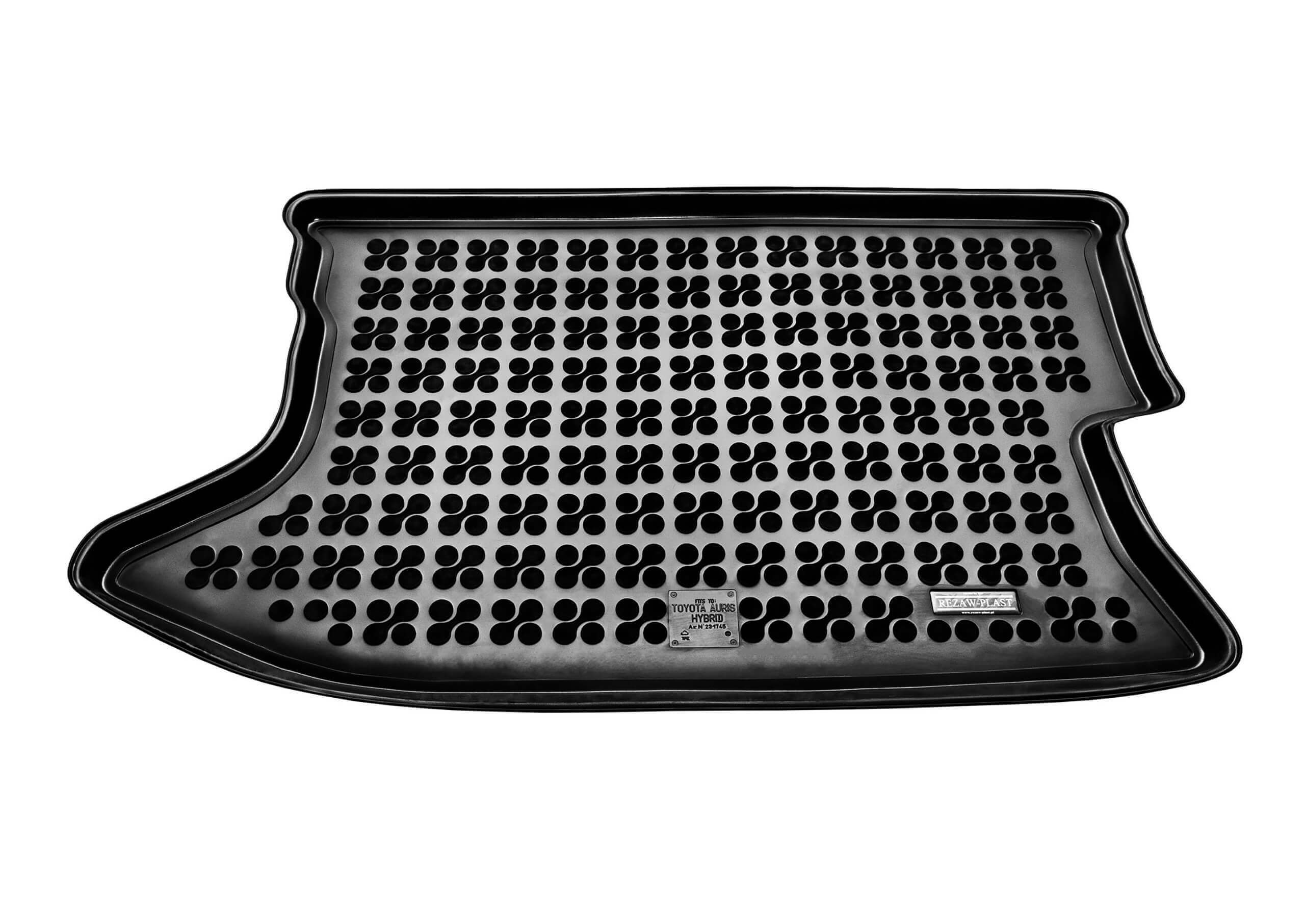 Toyota Auris five door (2007 to 2012):Rezaw-Plast boot liner, black, no. RZ231745