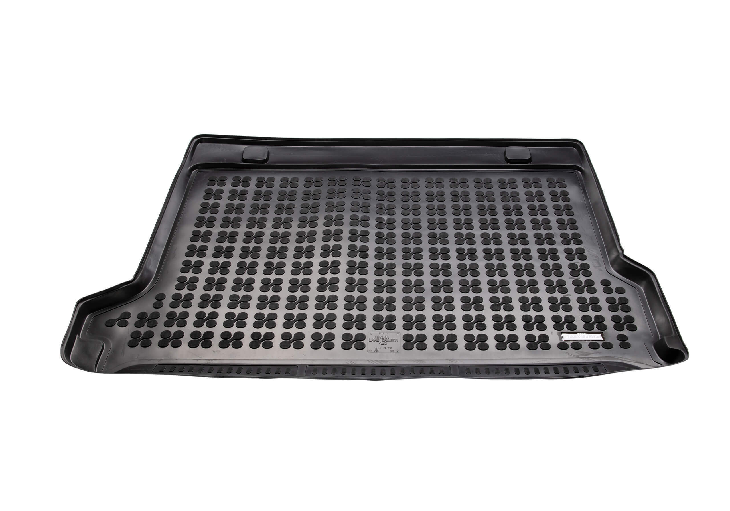 Toyota Land Cruiser five door (2018 to 2024):Rezaw-Plast boot liner, black, no. RZ231767