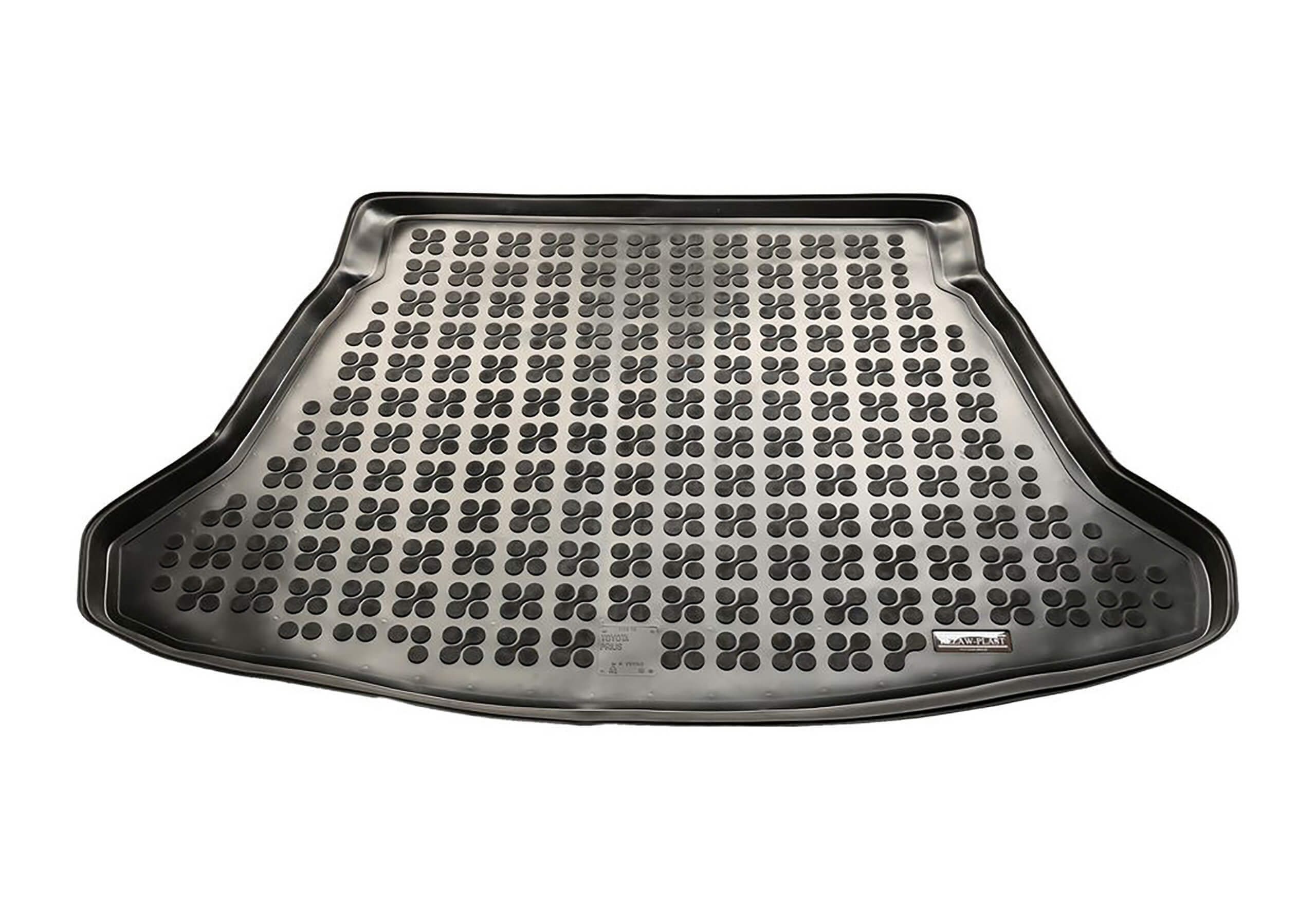 Toyota Prius five door (2016 to 2023):Rezaw-Plast boot liner, black, no. RZ231763